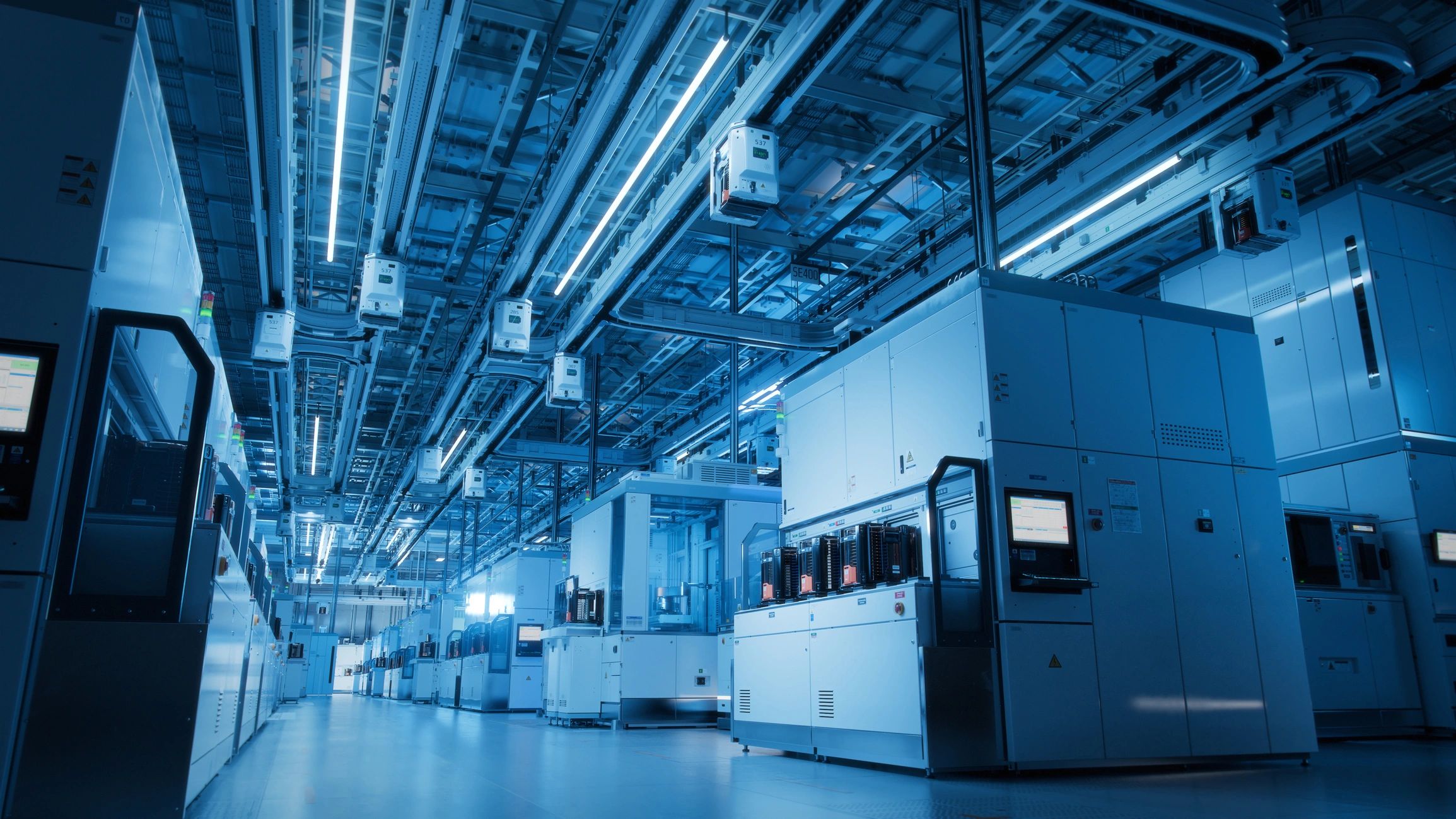 Production environment representing coordinated print operations